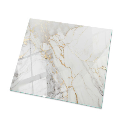 Glass top Marble style with veins