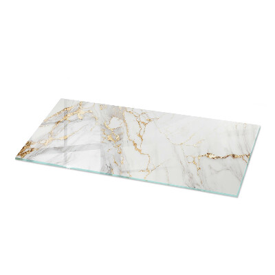 Glass top Marble style with veins