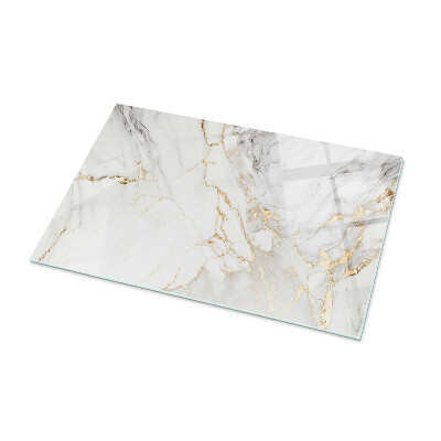 Glass top Marble style with veins