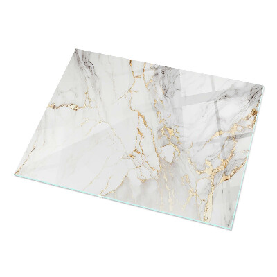 Glass top Marble style with veins