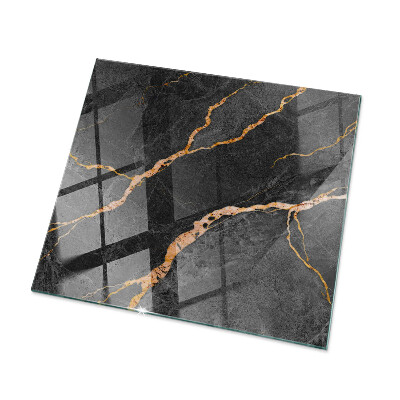 Glass top Marble veins in design