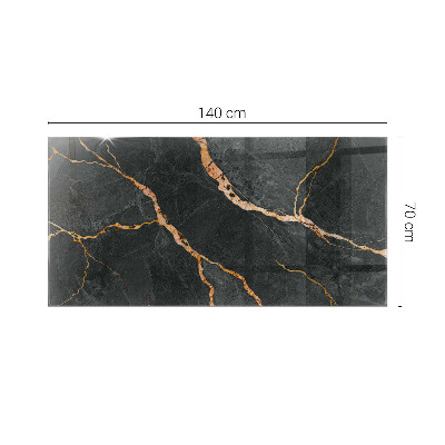 Glass top Marble veins in design
