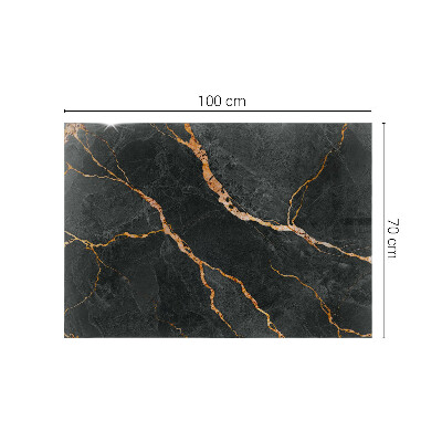 Glass top Marble veins in design