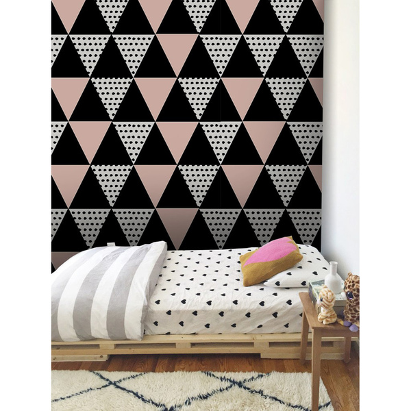 Wallpaper Dark Abstract Triangles