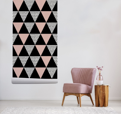 Wallpaper Dark Abstract Triangles
