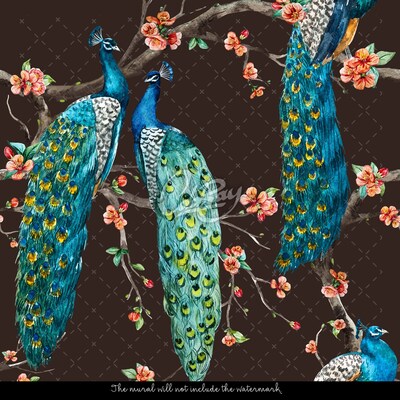 Wallpaper Kingdom Of Peacocks