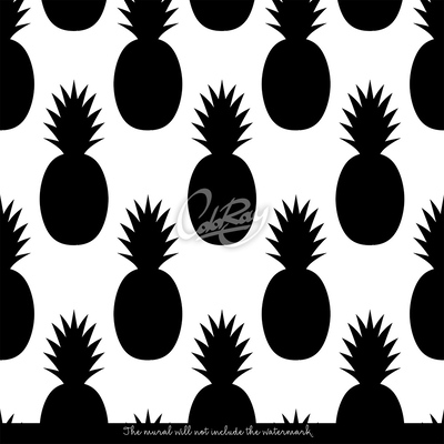 Wallpaper Pineapple Shadows