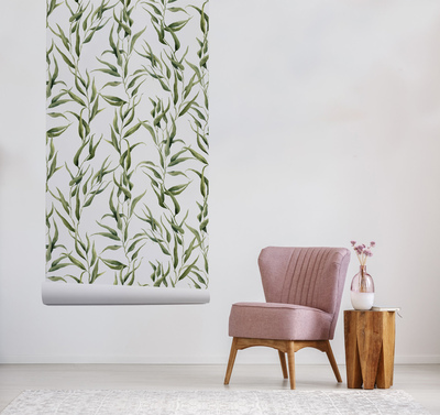 Wallpaper Delicate Eucalyptus Leaves