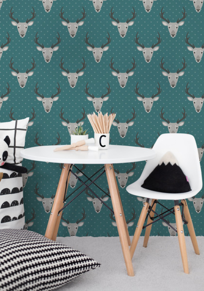 Wallpaper Grey Deer