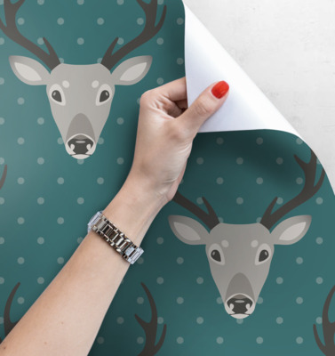 Wallpaper Grey Deer