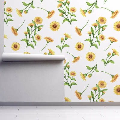 Wallpaper Sunny Morning Full Of Flowers
