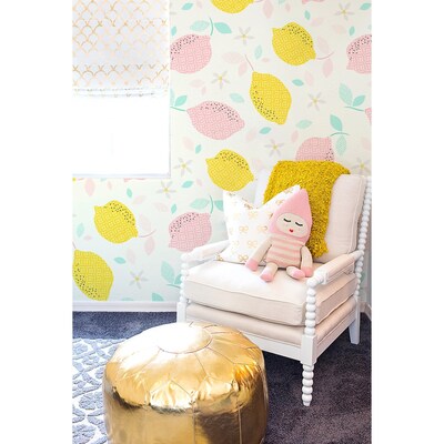 Wallpaper Abstract Lemons In Flowers
