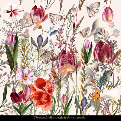 Wallpaper Provencal Flowers