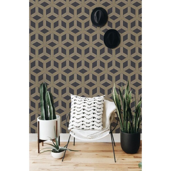 Wallpaper Elegant Geometric Patterns