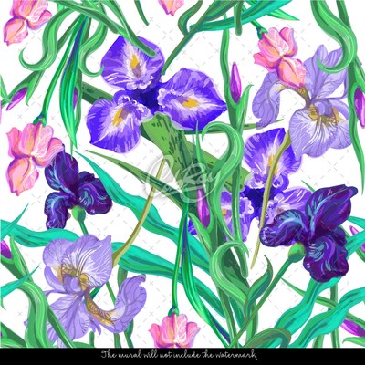 Wallpaper Sweet Secret Of Irises
