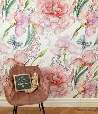 Wallpaper Majestic Charm Of Peony