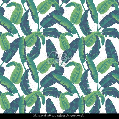Wallpaper In The Shadow Of Banana Leaves