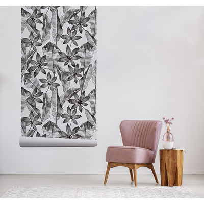 Wallpaper Minimalistic Leaves
