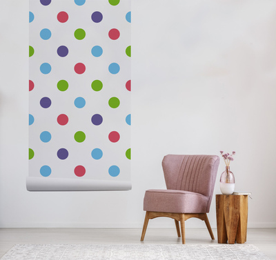 Wallpaper Colorful Dots