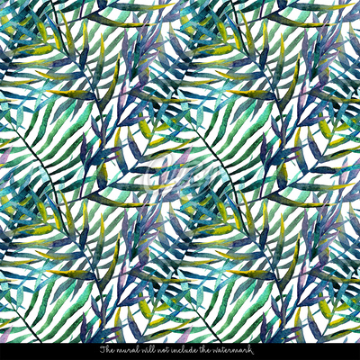 Wallpaper Bunch of Tropical Leaves