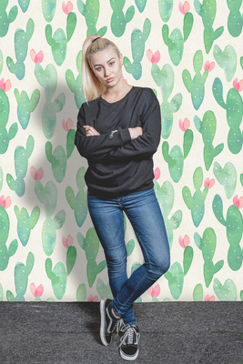 Wallpaper Spineless Cacti