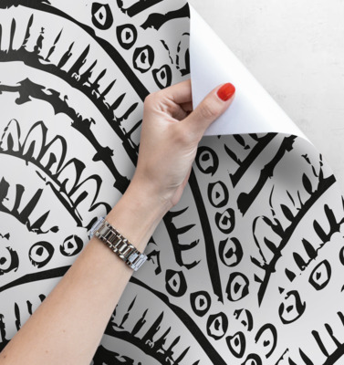 Wallpaper Hand-drawn Abstract