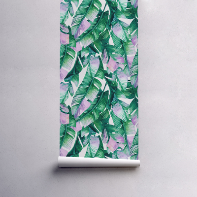 Wallpaper Ombre Leaves