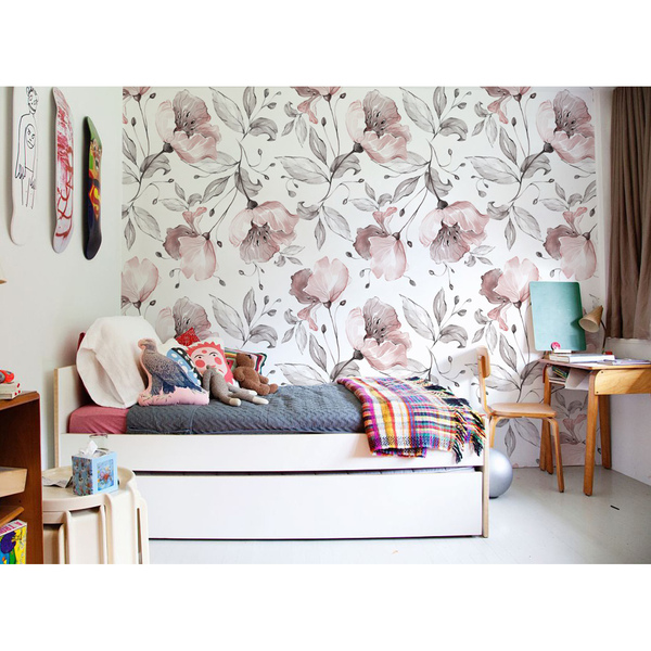 Wallpaper Subtle Flowers With A Gentle Color