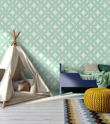 Wallpaper Moroccan Clover