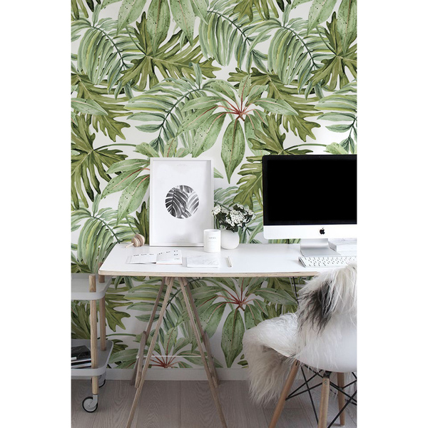Wallpaper Soothings View Of Banana Leaves