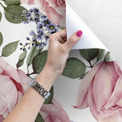 Wallpaper Delightful Pink Roses