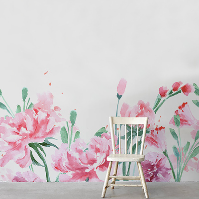 Wallpaper Pink Magnolia Flowers