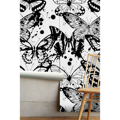 Wallpaper Ink Butterflies
