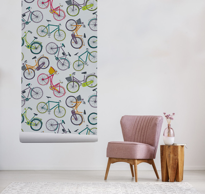 Wallpaper With A Bike Trought The Life