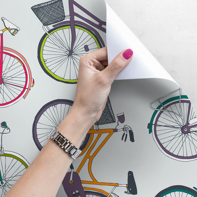 Wallpaper With A Bike Trought The Life