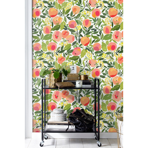 Wallpaper In A Peach Grove