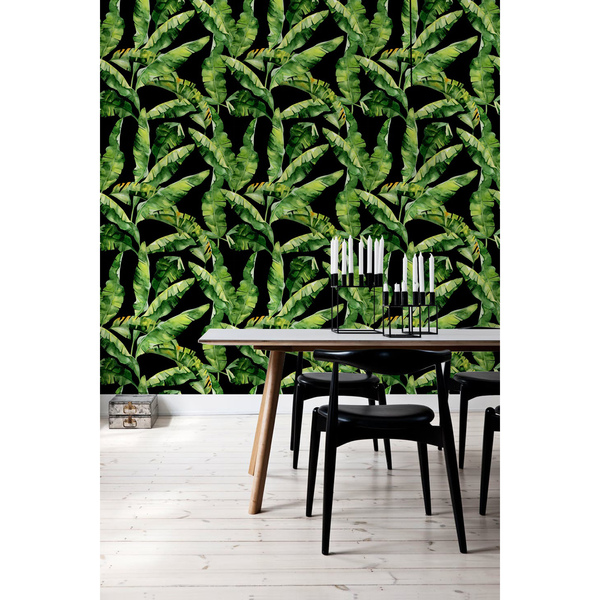 Wallpaper Banana Leaf Beauty