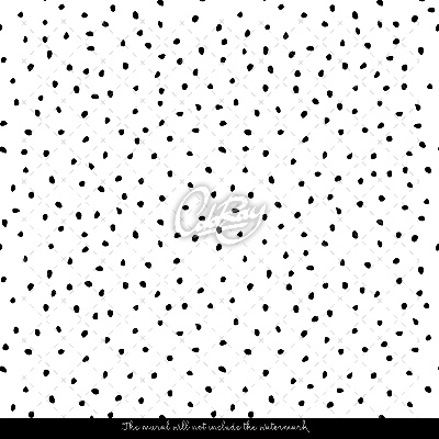 Wallpaper Scattered Black Dots