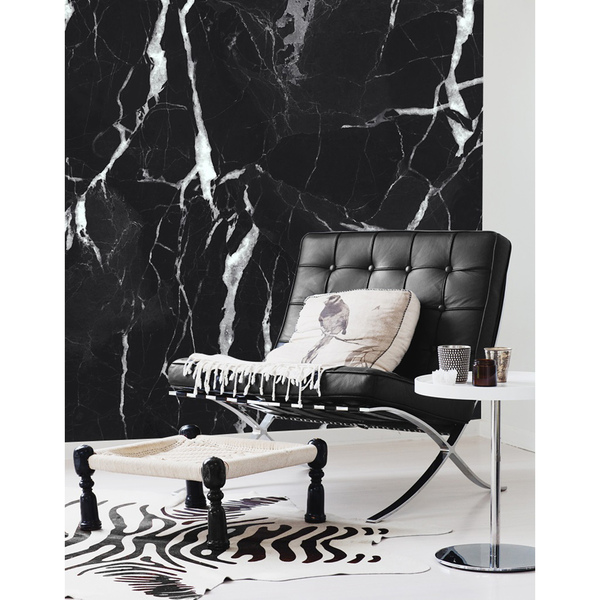 Wallpaper Black Marble Elegance
