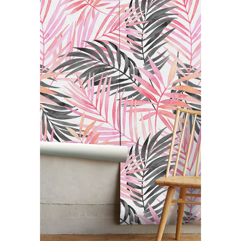 pink tropical wallpaper uk