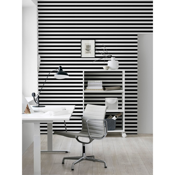 Wallpaper Black And White Vertical Stripes