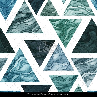 Wallpaper Water Triangles