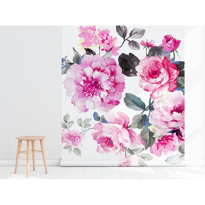 Wallpaper Flowers for the Little Elegant Girl