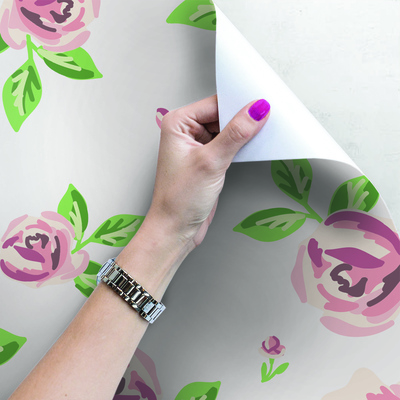 Wallpaper Light Pastel Roses