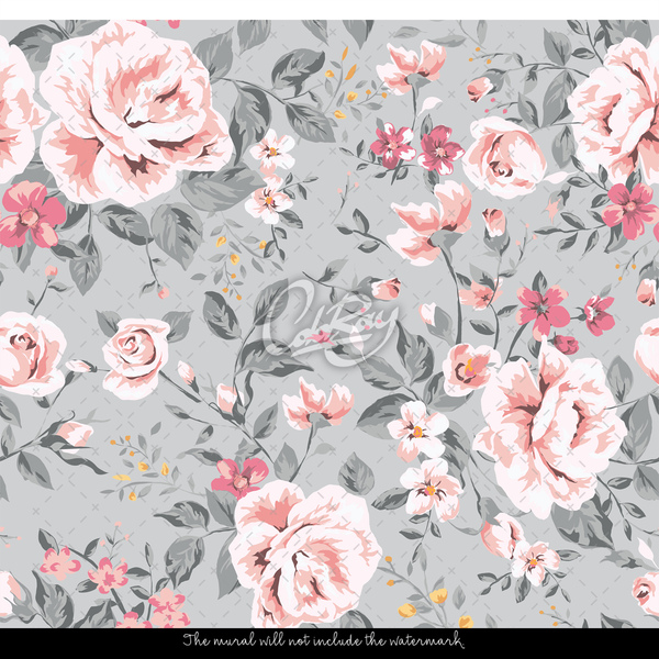 Wallpaper Ashy Vintage Floral wallpaper