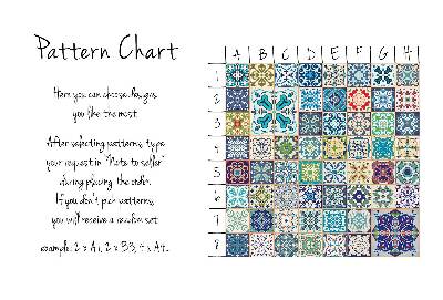 Stair decals Colorful Mandalas