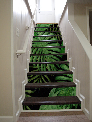 Stair decals Paradise Jungle