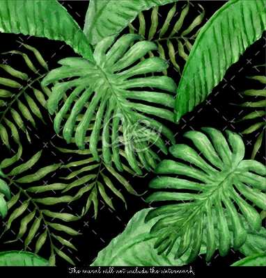 Stair decals Paradise Jungle