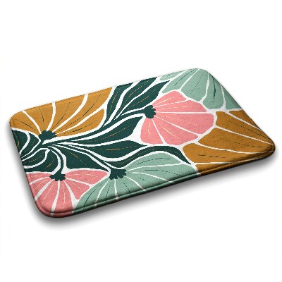 Bath mat Flowers Geometric