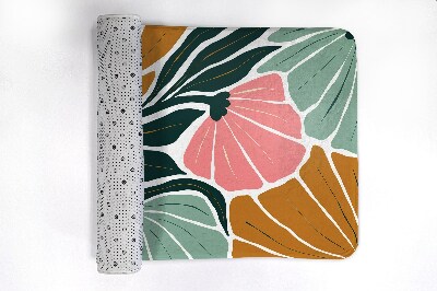 Bath mat Flowers Geometric